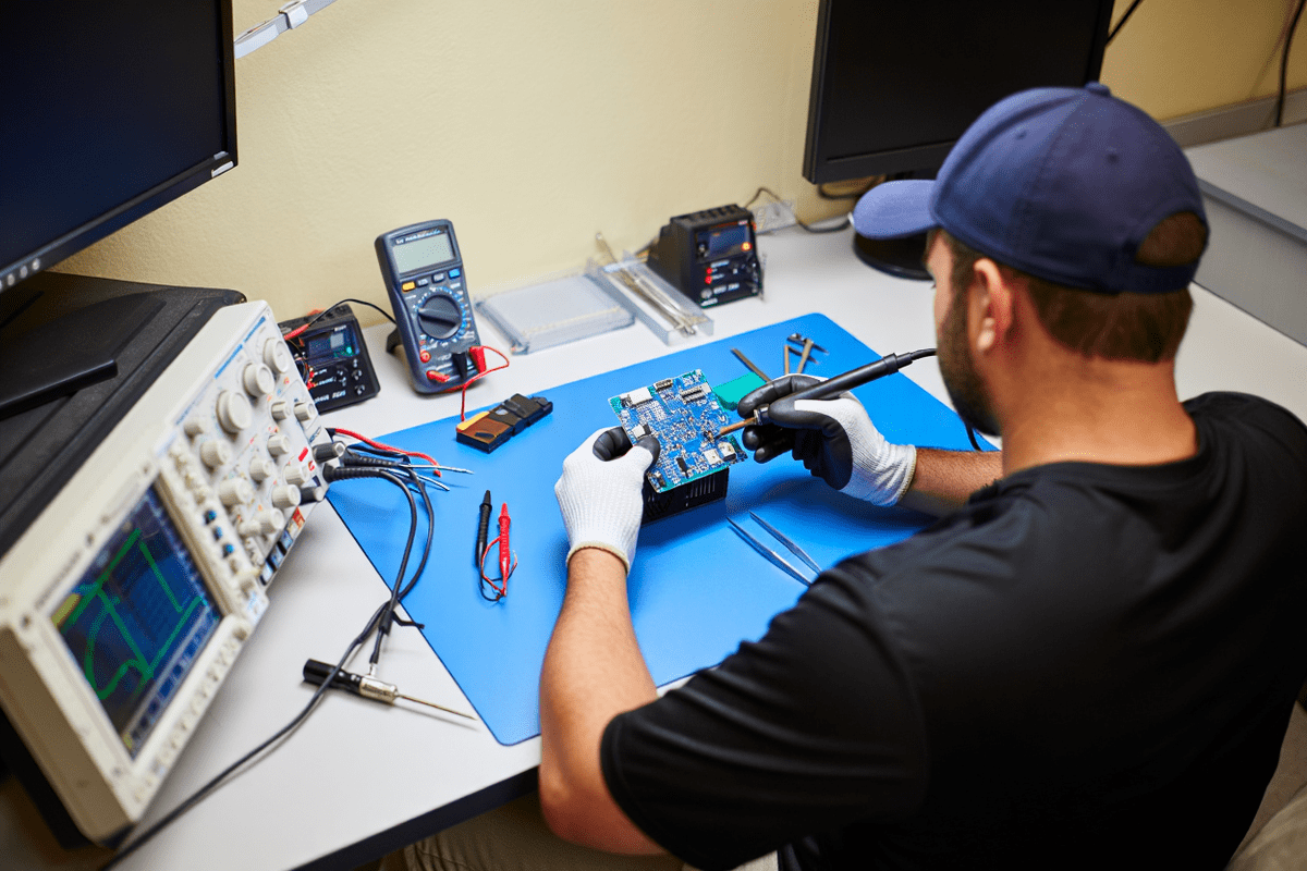 Процесс ремонта техники DJI в dji-fix